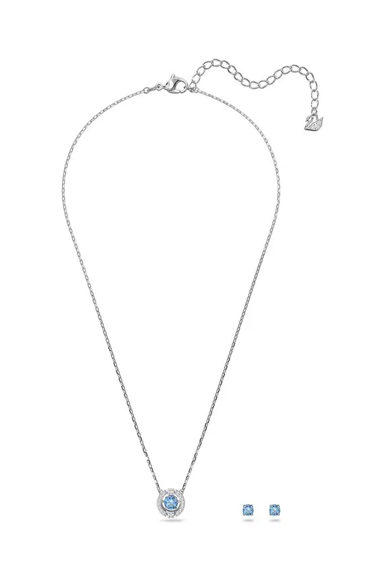 ezüst Swarovski nyaklánc és fülbevalók 5480485 SPARKLING DC Női