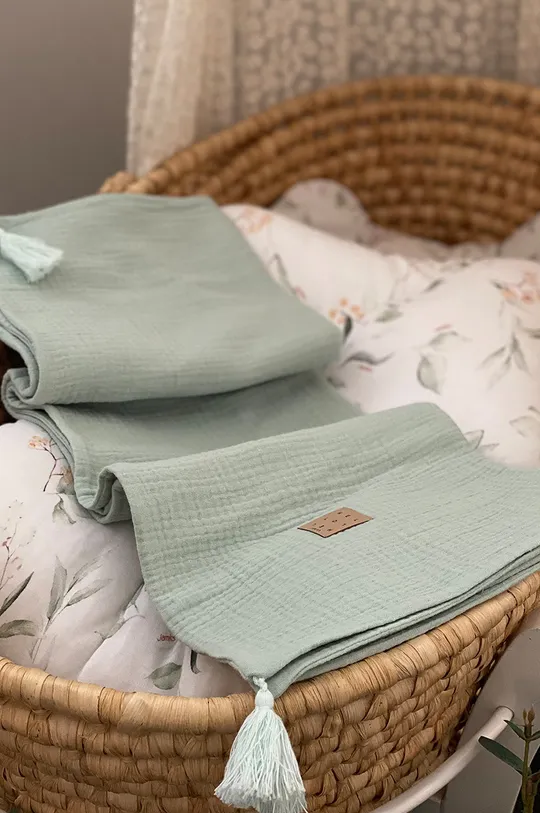 πράσινο Jamiks Κουβέρτα μωρού DEREKS Για κορίτσια