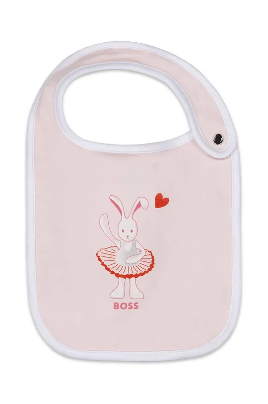 розовый BOSS Детский слюнявчик (3-pack)