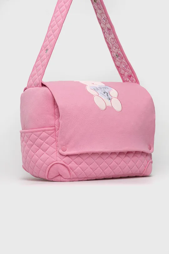 Guess сумка для коляски розовый
