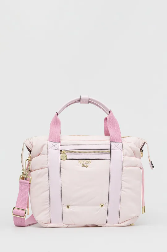 ροζ Guess τσάντα τρόλεϊ με λειτουργία κύλισης Παιδικά
