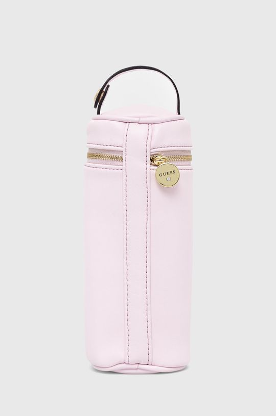 Guess torba termiczna na butelkę niemowlęcą pastelowy różowy