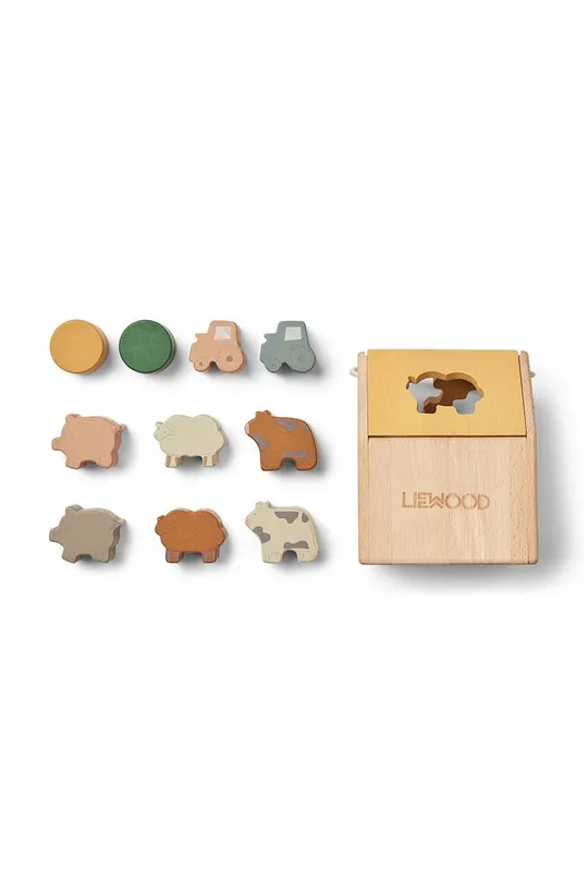 Liewood zabawka drewniana dla dzieci Ludwig beżowy