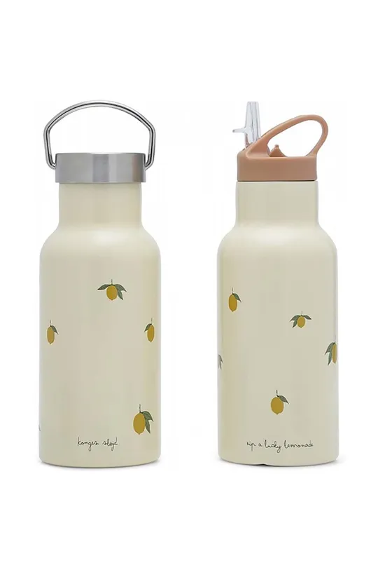 Konges Sløjd thermos in pelle bambini 350 ml beige