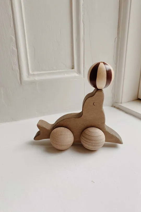 коричневый Деревянная детская игрушка Konges Sløjd Детский
