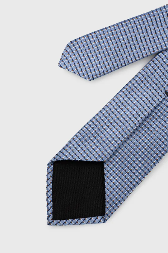 Hodvábna kravata BOSS modrá