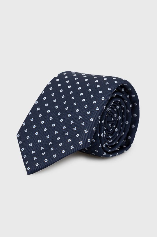 bleumarin BOSS cravată din amestec de mătase De bărbați