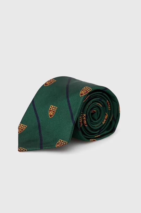 зелёный Шелковый галстук Polo Ralph Lauren Мужской