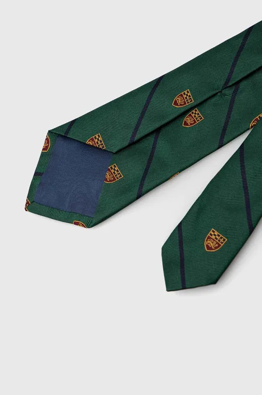Шелковый галстук Polo Ralph Lauren зелёный