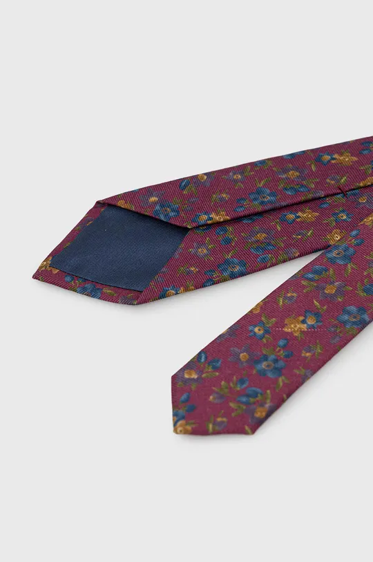 Polo Ralph Lauren krawat wełniany bordowy