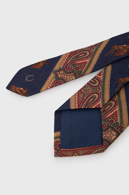 Polo Ralph Lauren krawat wełniany granatowy