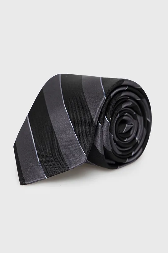 čierna Hodvábna kravata Michael Kors Pánsky