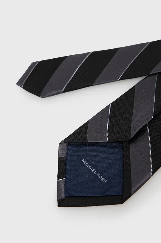 Hodvábna kravata Michael Kors čierna