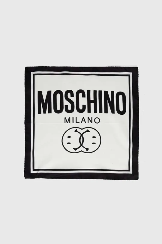 Svilen žepni robček Moschino x Smiley  100 % Svila