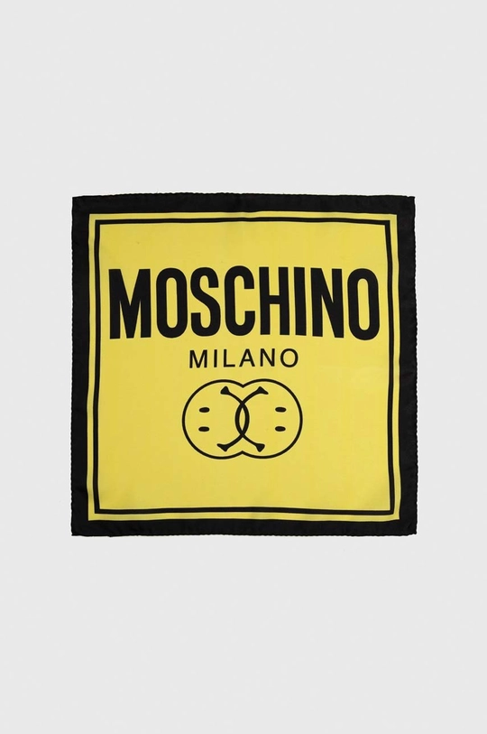 Moschino poszetka jedwabna x Smiley 100 % Jedwab