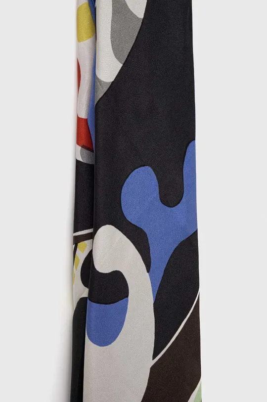 Шелковый платок на шею Moschino мультиколор