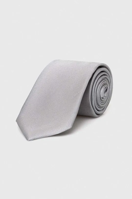 szary Moschino krawat jedwabny Męski