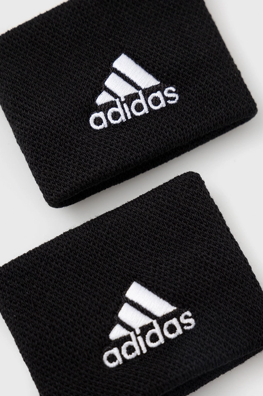 adidas Performance opaski na nadgarstek (2-pack) czarny