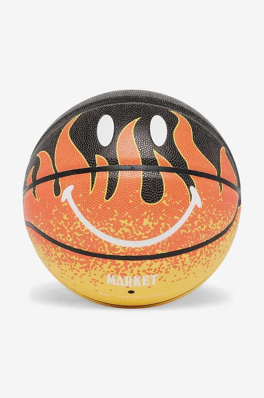 Míč Market x Smiley Flame Basketball oranžová