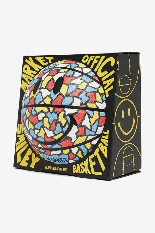 multicolor Market ball x Smiley Mosaic Basketball