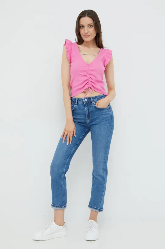 Pepe Jeans top fioletowy