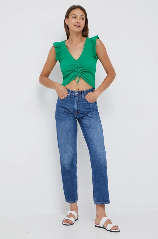 Pepe Jeans top zielony