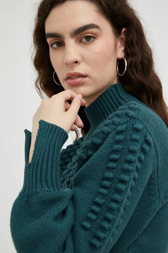 zielony Bruuns Bazaar sweter