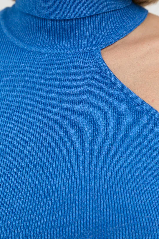 kék Bardot pulóver