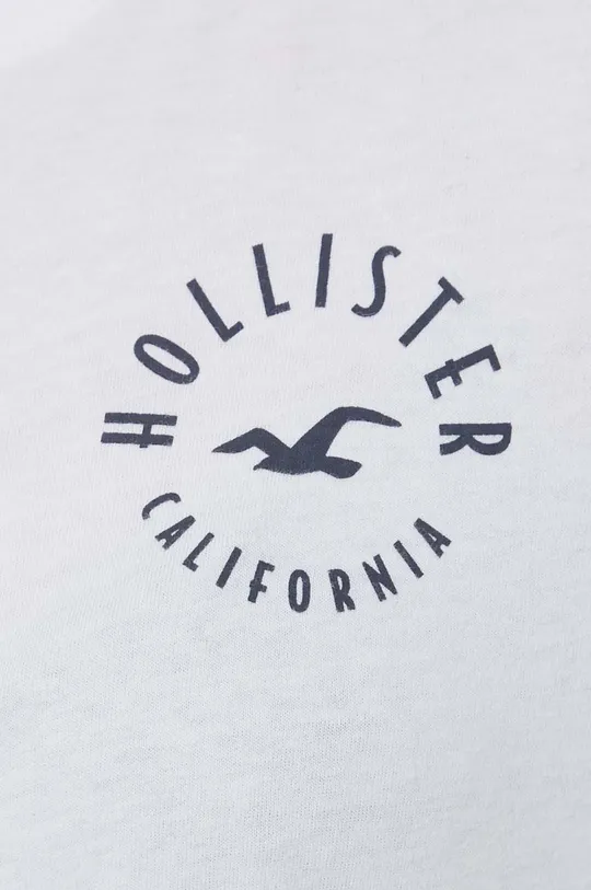 Bavlnené tričko s dlhým rukávom Hollister Co. Dámsky