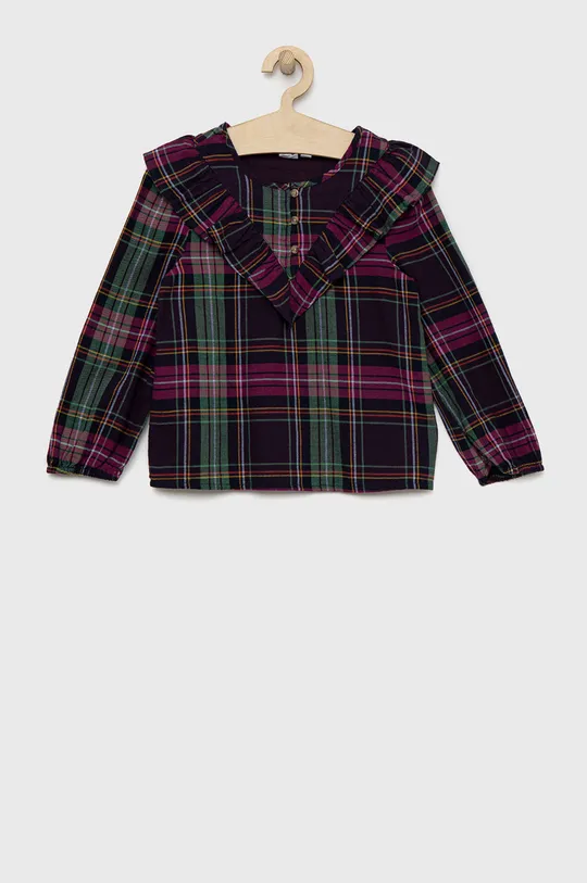 мультиколор GAP детская хлопковая блузка Для девочек