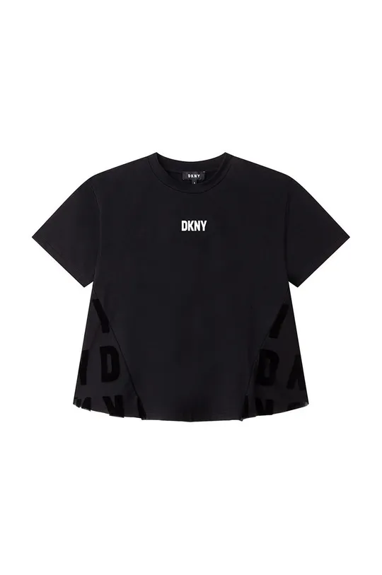 μαύρο Παιδικό μπλουζάκι DKNY Για κορίτσια