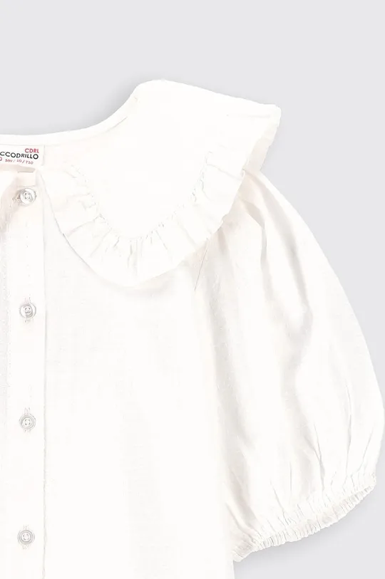 Детская хлопковая блузка Coccodrillo Для девочек