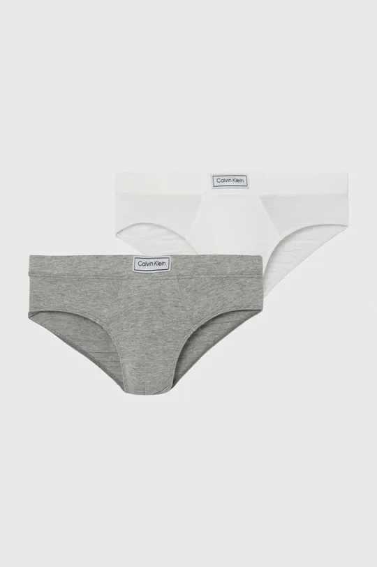 biały Calvin Klein Underwear slipy dziecięce 2-pack Chłopięcy