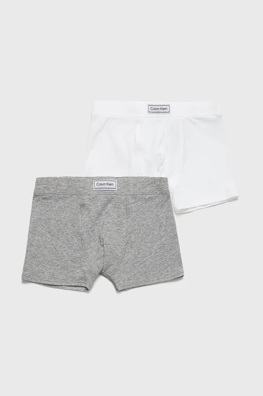 bílá Dětské boxerky Calvin Klein Underwear 2-pack Chlapecký