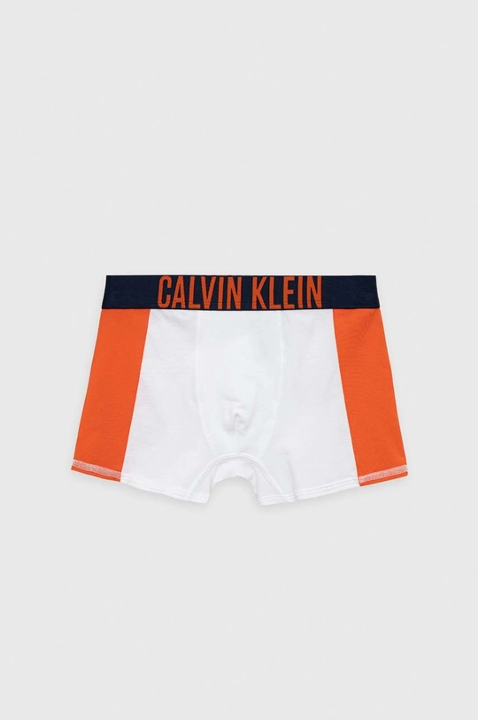 Otroške boksarice Calvin Klein Underwear oranžna