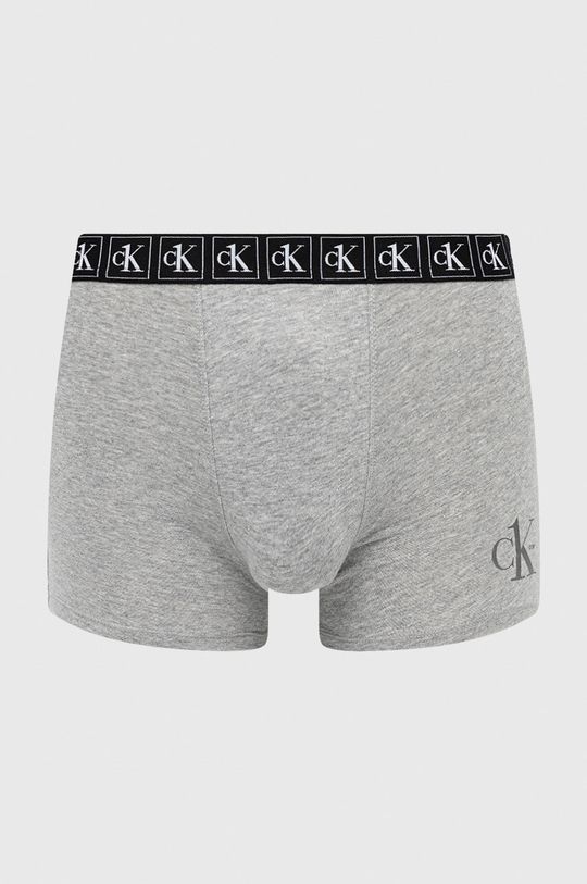 Calvin Klein Underwear boxeri copii  Materialul de baza: 95% Bumbac, 5% Elastan Banda elastica: 60% Poliamida, 33% Poliester , 7% Elastan