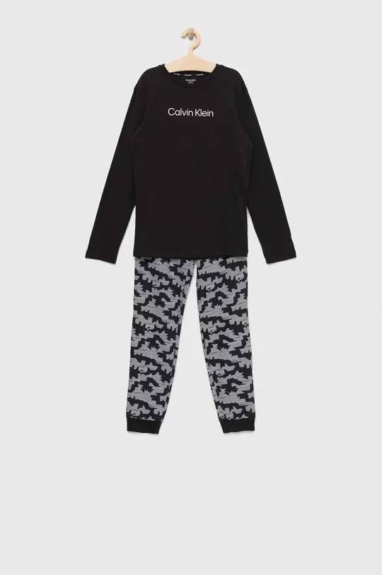 čierna Detské pyžamo Calvin Klein Underwear Chlapčenský