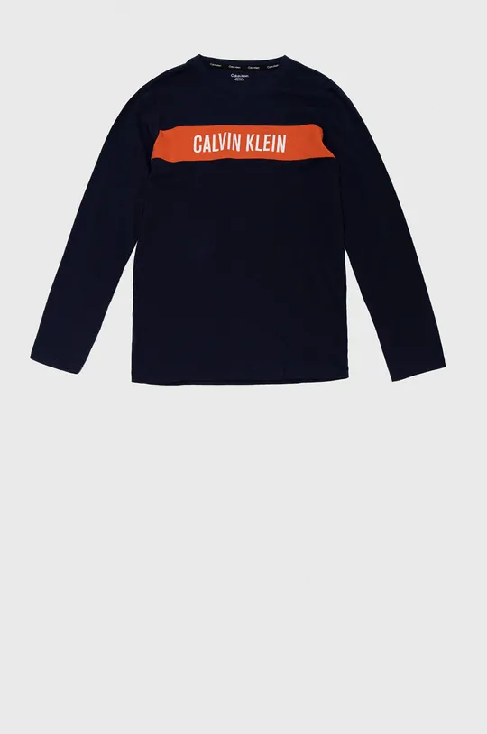 Calvin Klein Underwear piżama bawełniana dziecięca granatowy