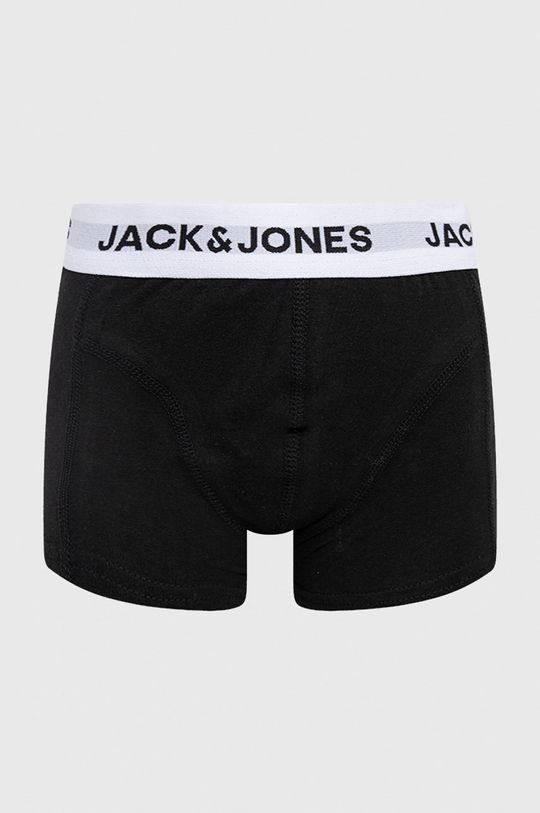 czarny Jack & Jones bokserki dziecięce (3-pack) Chłopięcy