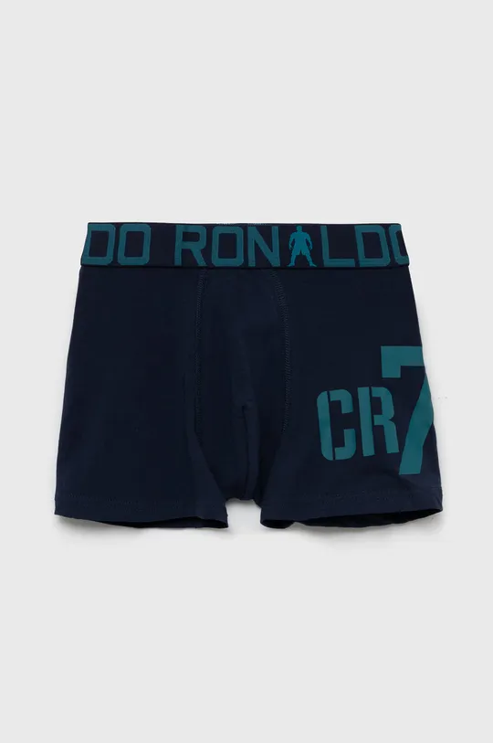 Detské boxerky CR7 Cristiano Ronaldo 2-pak tmavomodrá