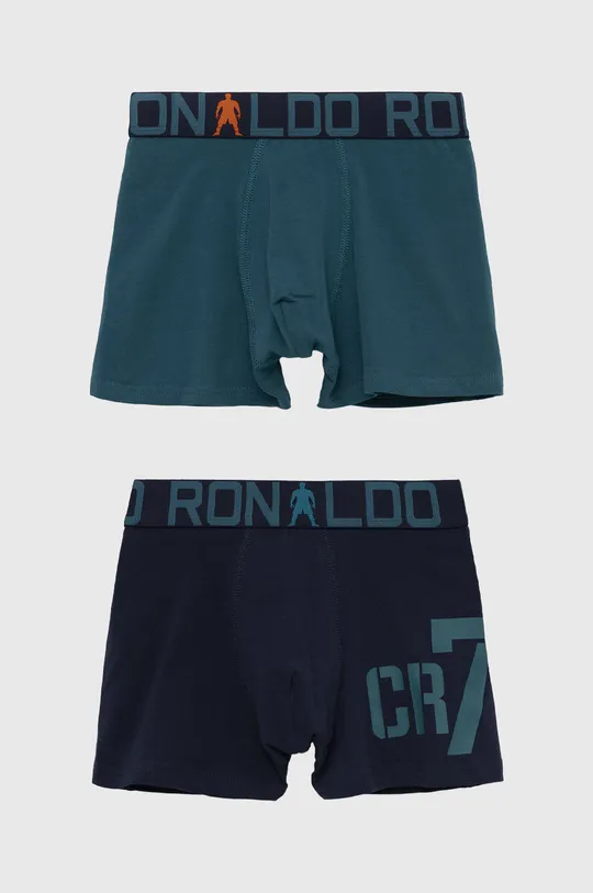 mornarsko modra Otroške boksarice CR7 Cristiano Ronaldo 2-pack Fantovski