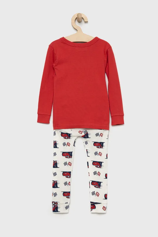 GAP piżama bawełniana dziecięca czerwony