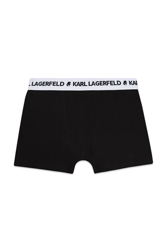 Karl Lagerfeld bokserki dziecięce (2-pack) czarny