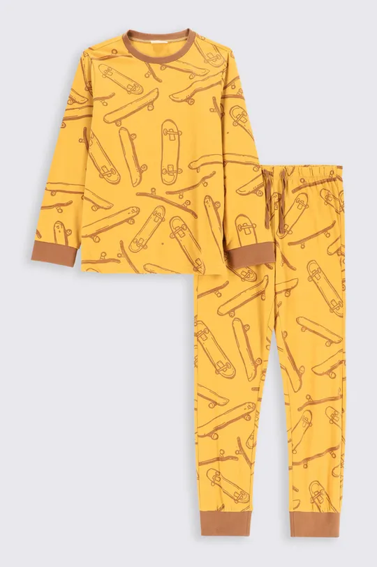 κίτρινο Παιδικές βαμβακερές πιτζάμες Coccodrillo Για αγόρια