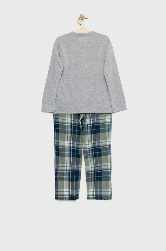 Otroška pižama Abercrombie & Fitch siva