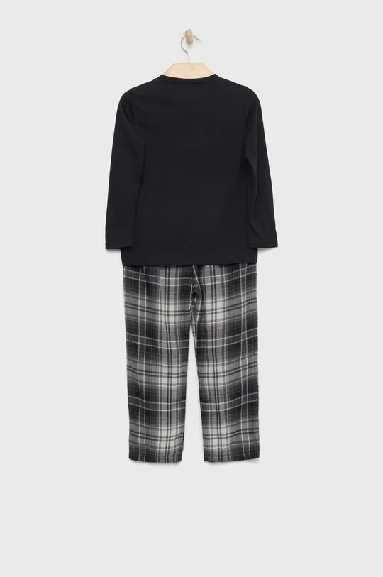 Dječja pidžama Abercrombie & Fitch crna