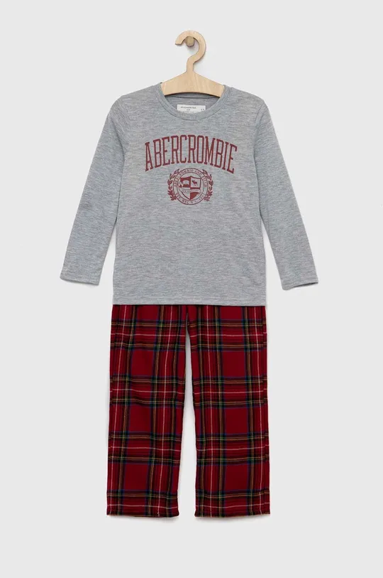crvena Dječja pidžama Abercrombie & Fitch Za dječake