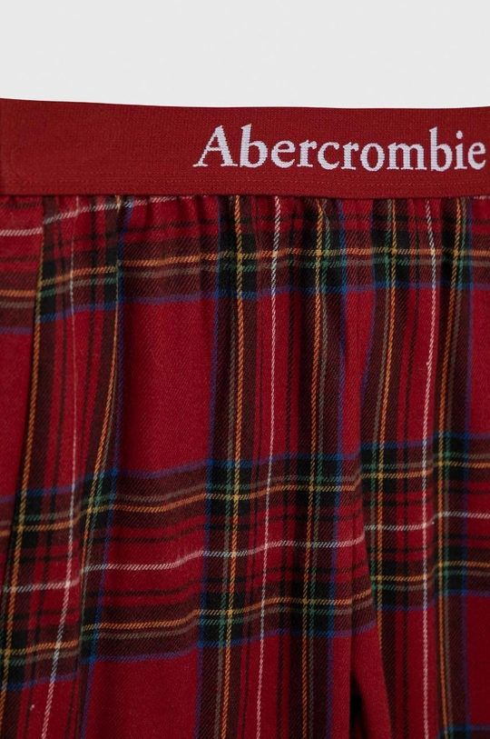 crvena Dječja pidžama Abercrombie & Fitch