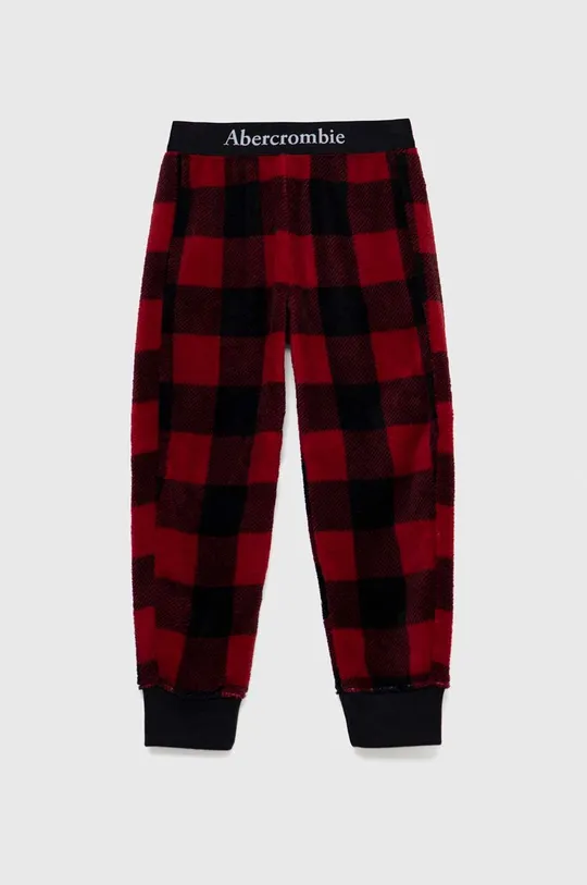 červená Detské pyžamové nohavice Abercrombie & Fitch Chlapčenský
