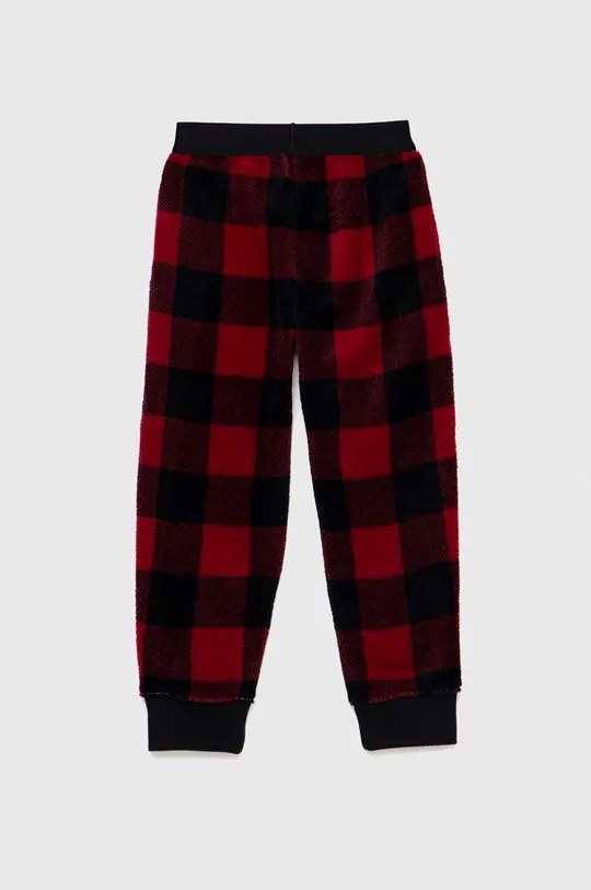Dječje pidžama hlače Abercrombie & Fitch crvena